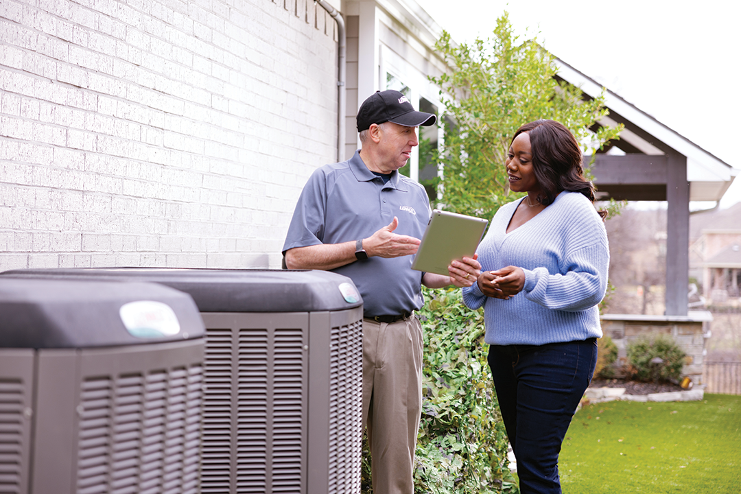 Installing a high-efficiency air conditioning system